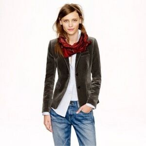 J. Crew Velvet Eden Blazer